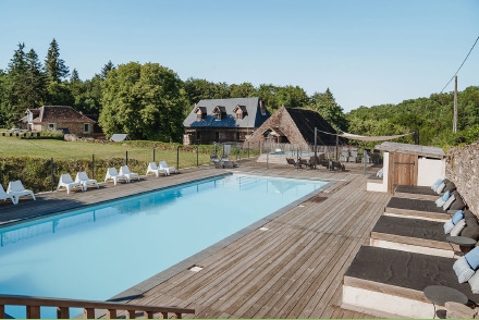 Vakantiehuis LOTT Coussac-Bonneval vakantie voor met zijn twee op kleinschalig vakantiepark HW1052